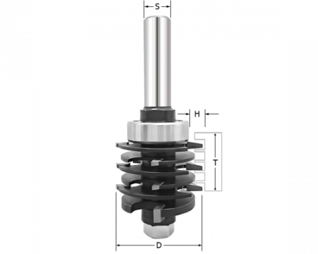 Фреза пазо-шиповое сращивание D=48x12-48x99 S=12